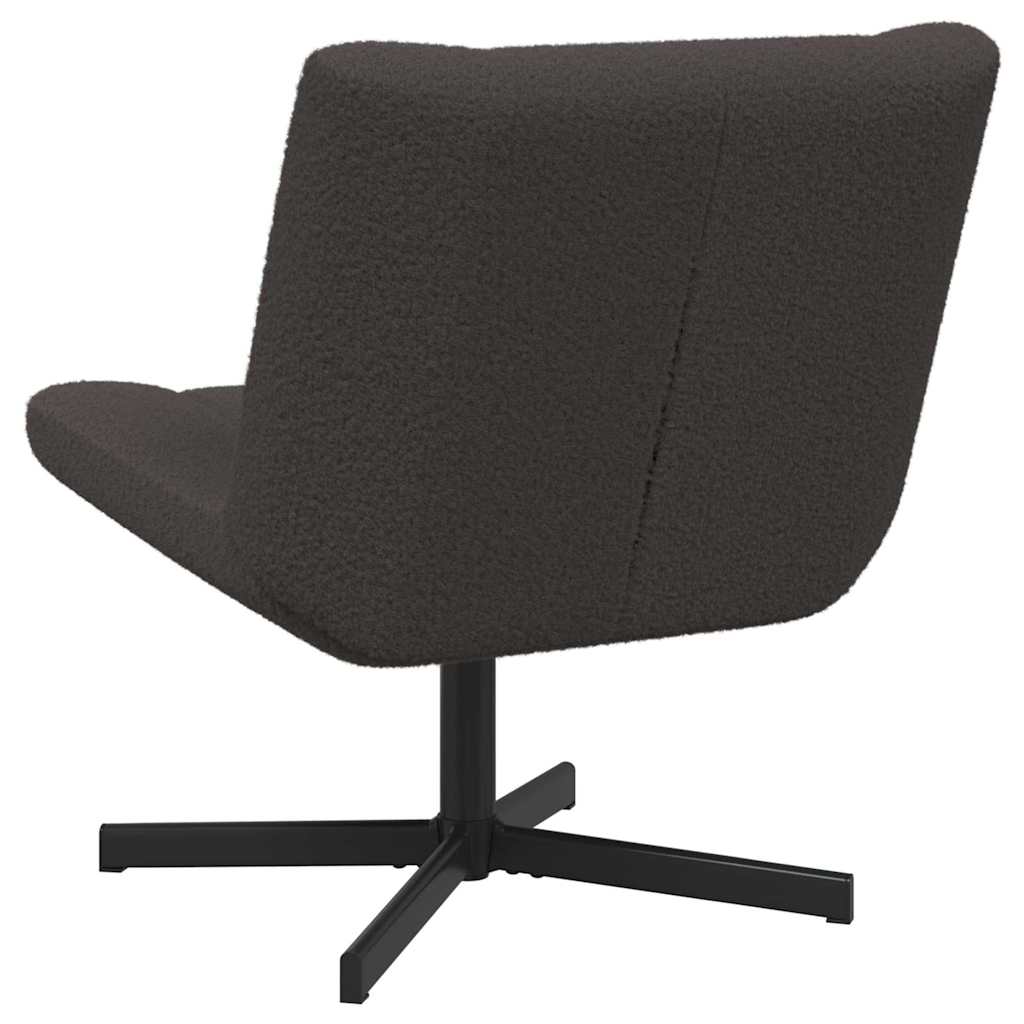 Drehstuhl Dunkelgrau 63 x 75 x 76 cm Stoff