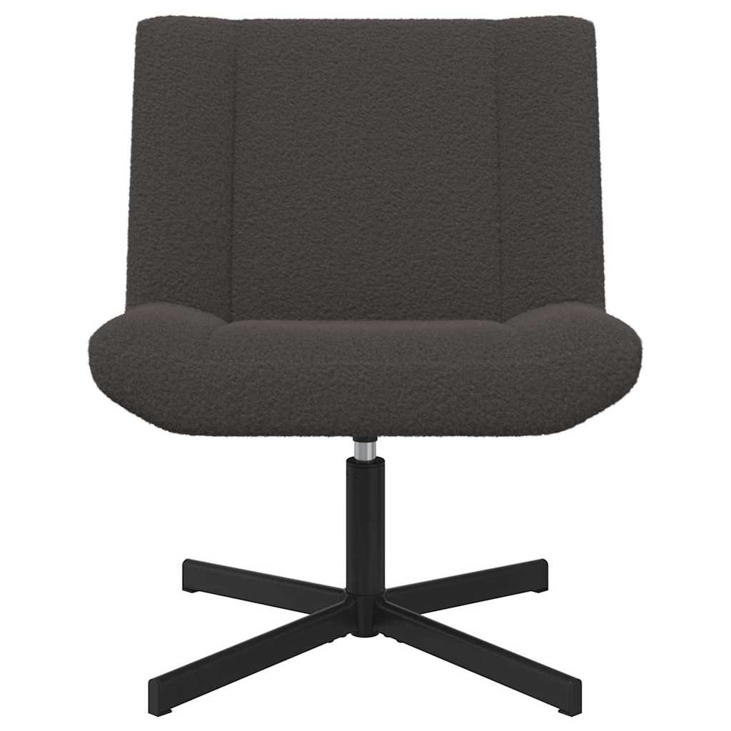Drehstuhl Dunkelgrau 63 x 75 x 76 cm Stoff