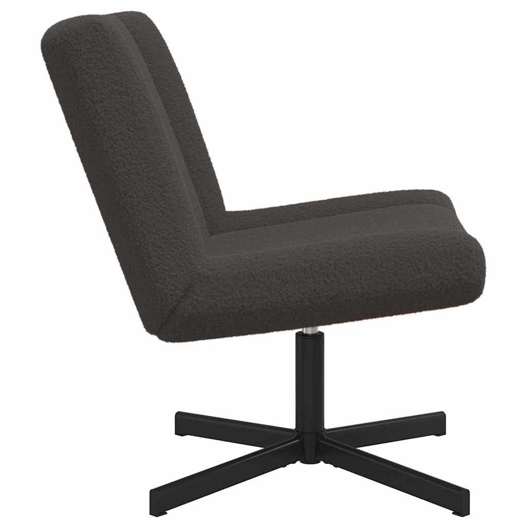 Drehstuhl Dunkelgrau 63 x 75 x 76 cm Stoff