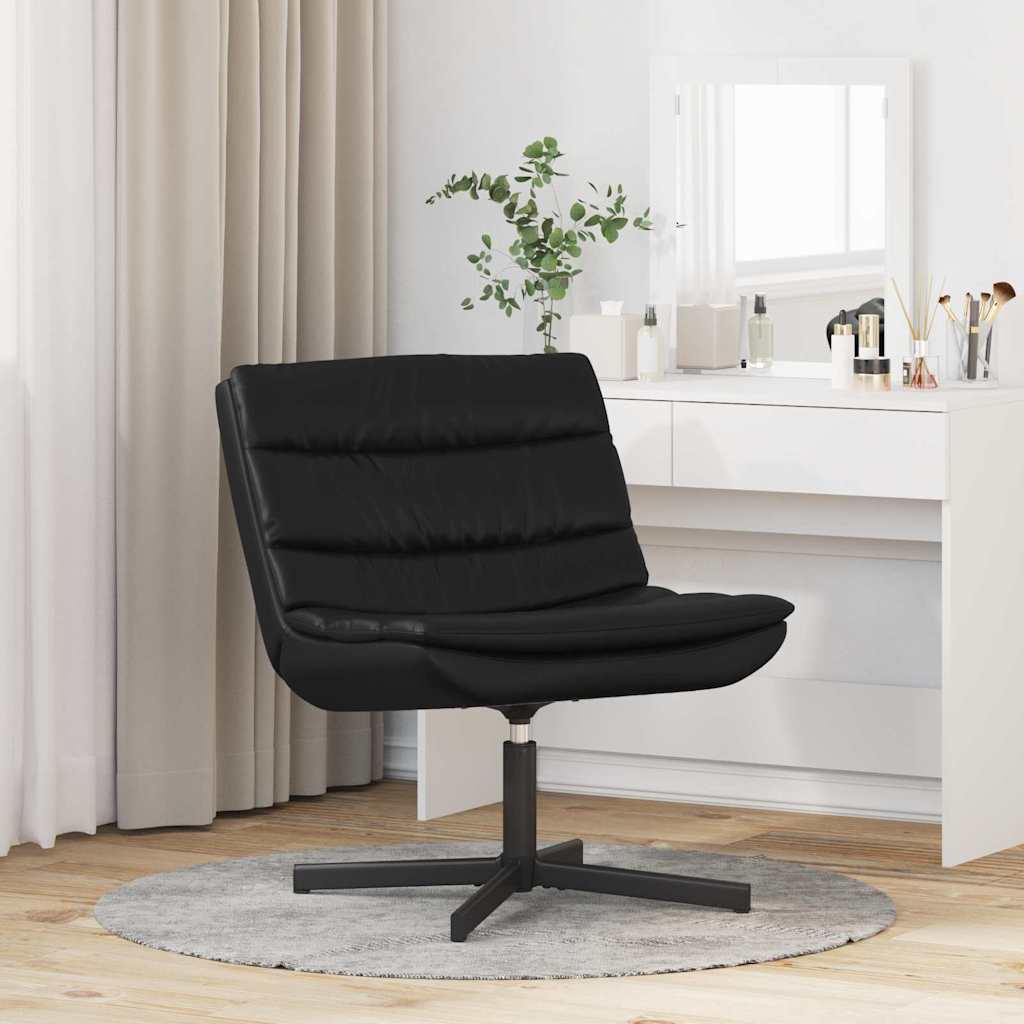 Drehstuhl Schwarz 63 x 75 x 76 cm Kunstleder