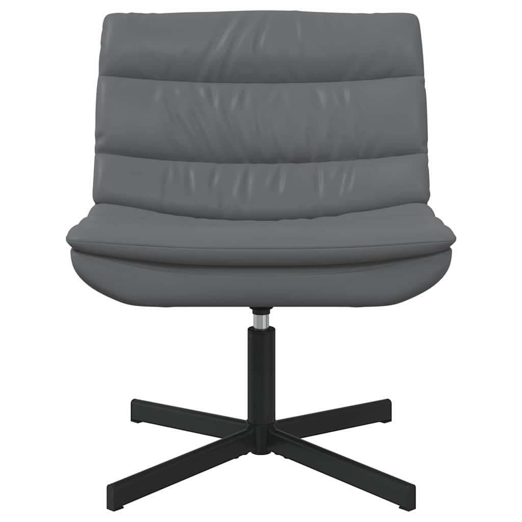 Drehstuhl Grau 63 x 75 x 76 cm Kunstleder