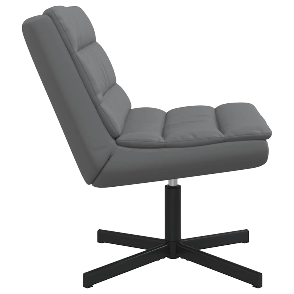 Drehstuhl Grau 63 x 75 x 76 cm Kunstleder