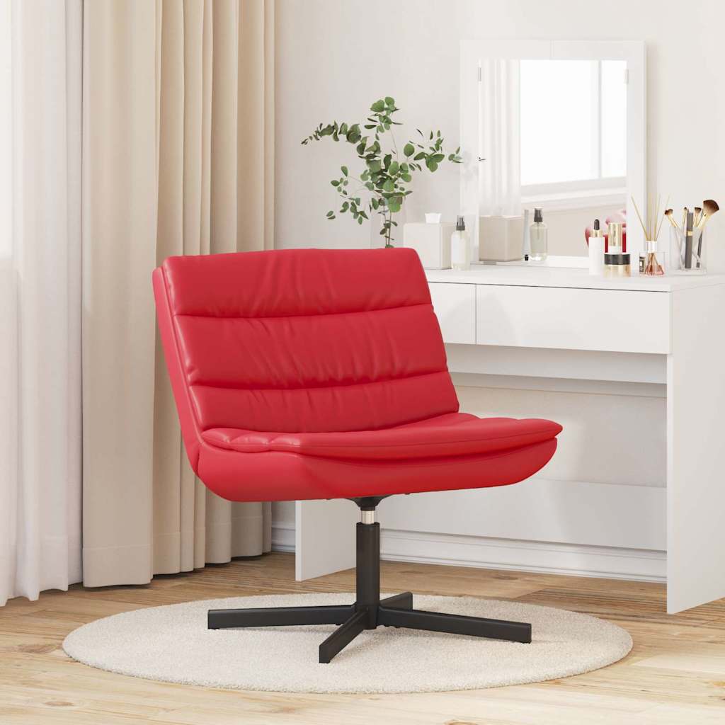 Drehstuhl Rot 63 x 75 x 76 cm Kunstleder