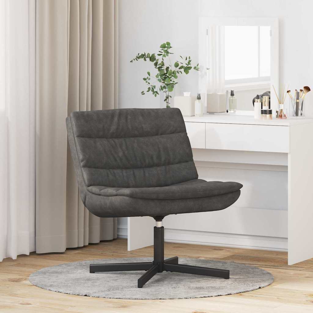 Drehstuhl Schwarz 63 x 75 x 76 cm Kunstleder