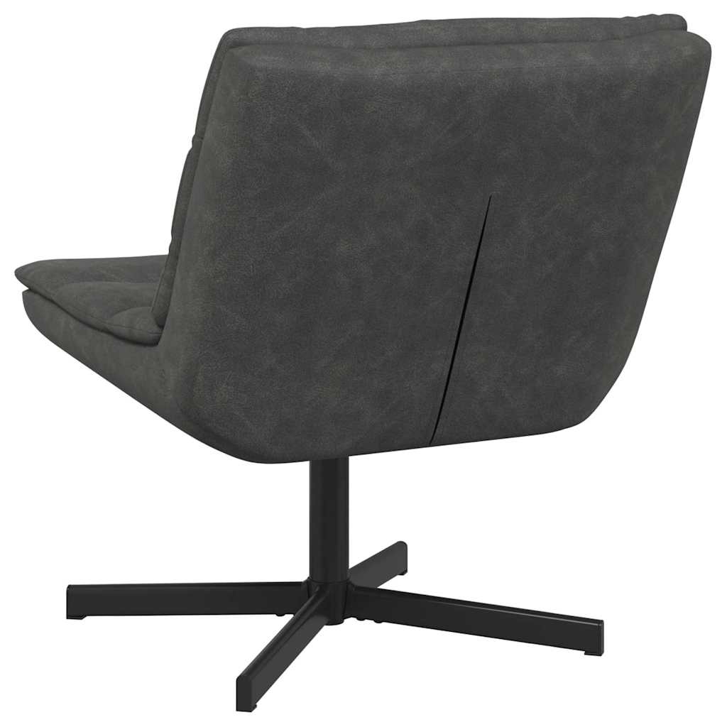 Drehstuhl Schwarz 63 x 75 x 76 cm Kunstleder