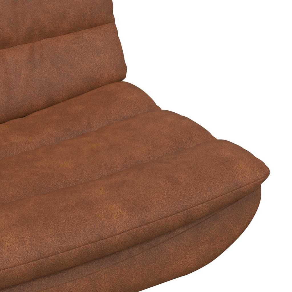 Drehstuhl Braun 63 x 75 x 76 cm Kunstleder