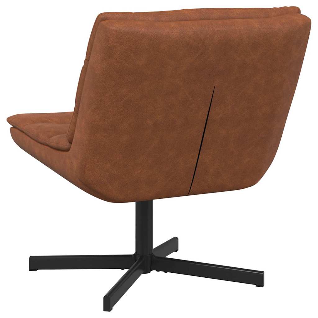 Drehstuhl Braun 63 x 75 x 76 cm Kunstleder