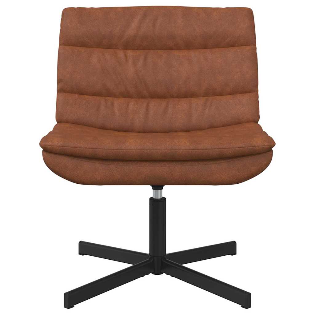 Drehstuhl Braun 63 x 75 x 76 cm Kunstleder