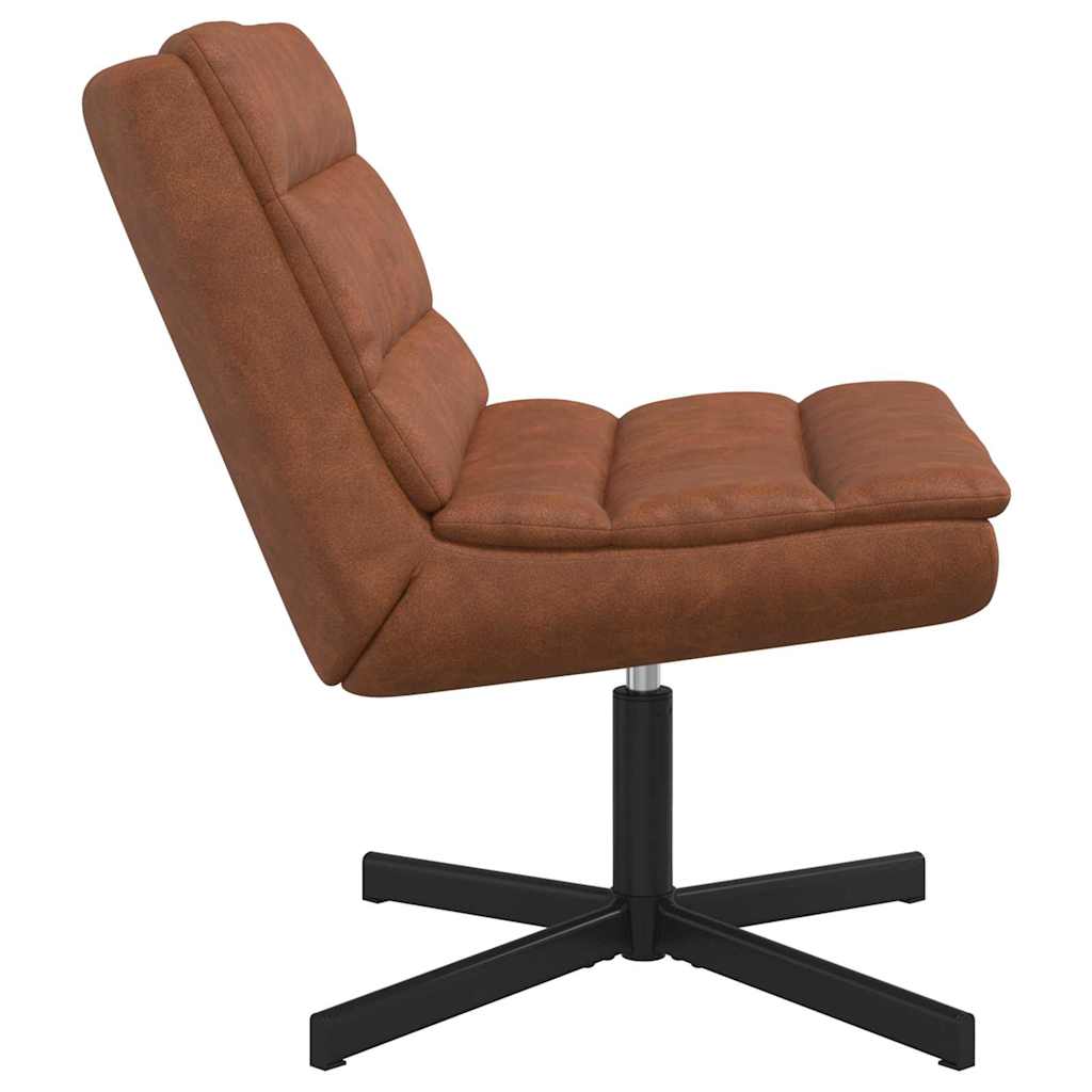 Drehstuhl Braun 63 x 75 x 76 cm Kunstleder