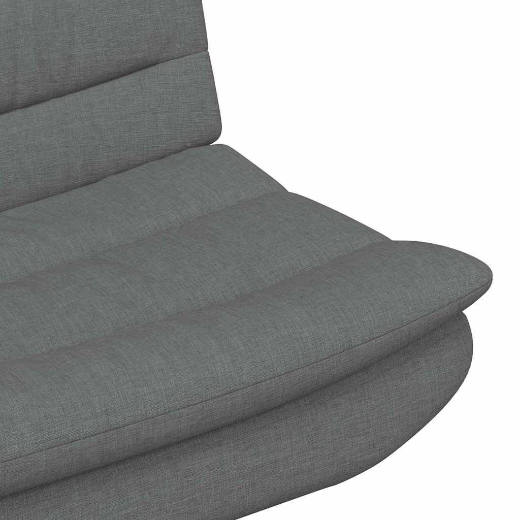 Drehstuhl Dunkelgrau 63 x 75 x 76 cm Stoff