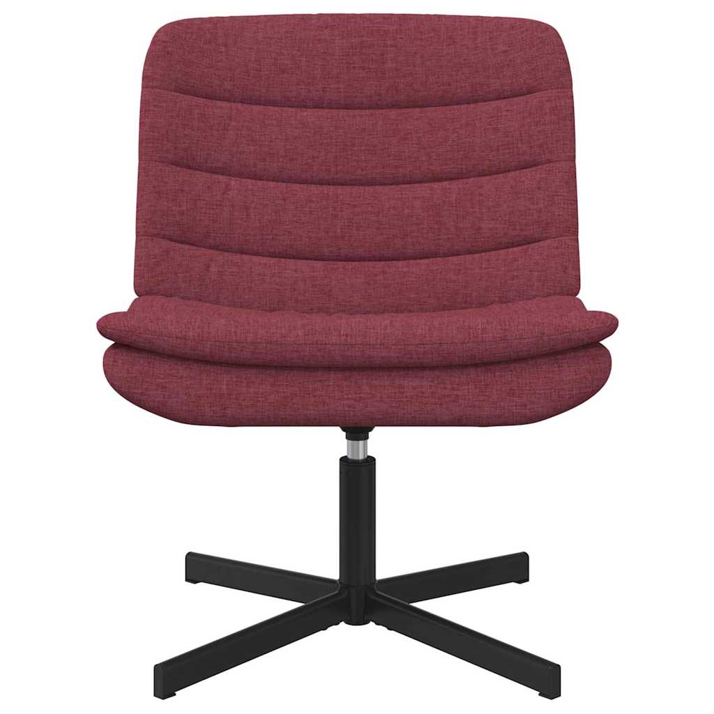 Drehstuhl Weinrot 63 x 75 x 76 cm Stoff