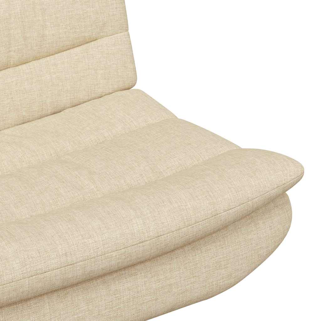 Drehstuhl Creme 63 x 75 x 76 cm Stoff