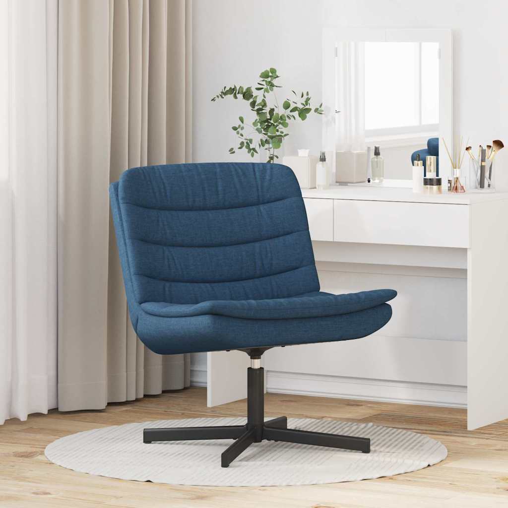 Drehstuhl Blau 63 x 75 x 76 cm Stoff