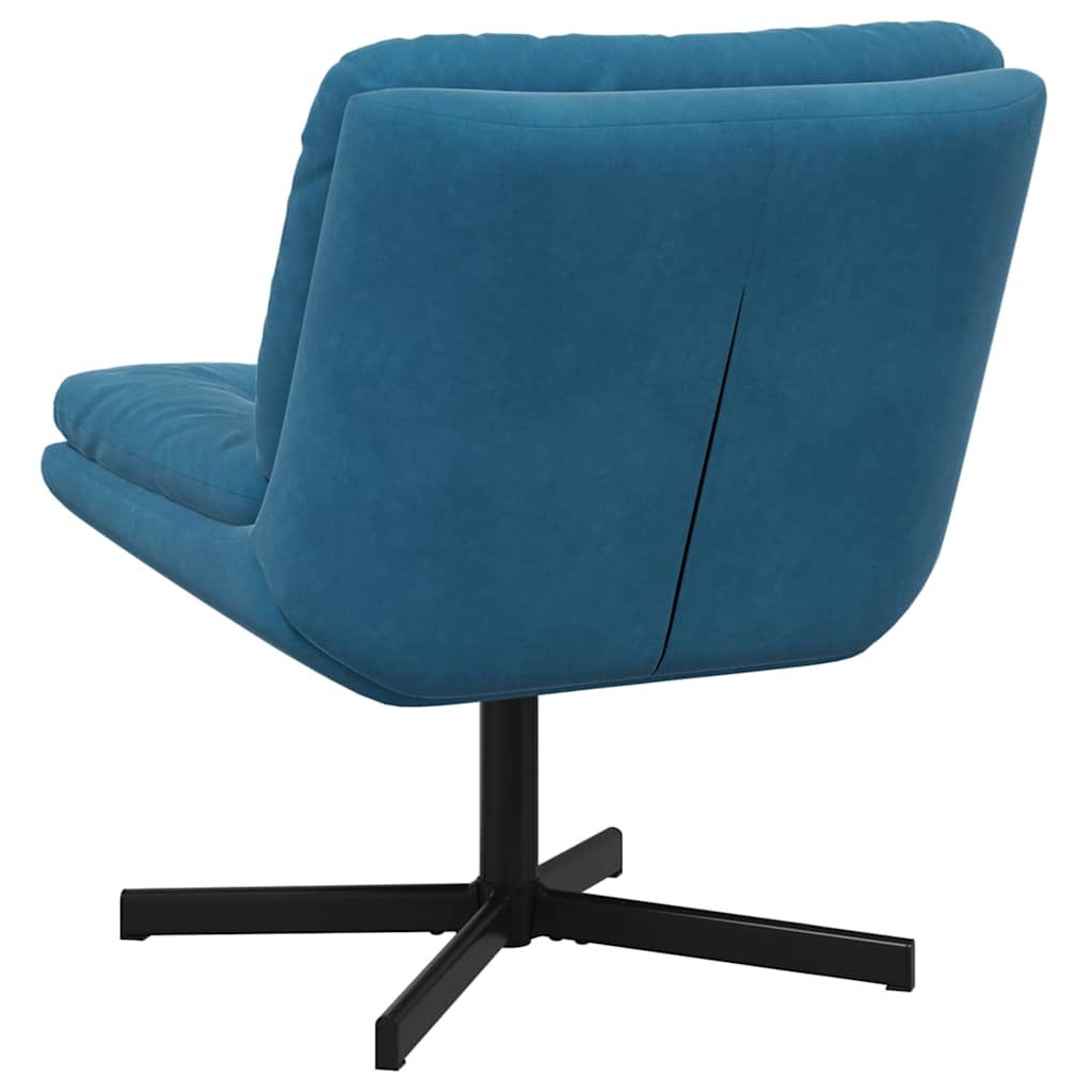 Drehender Entspannungsstuhl Sonstiges Blau 63 x 75 x 76 cm Samt