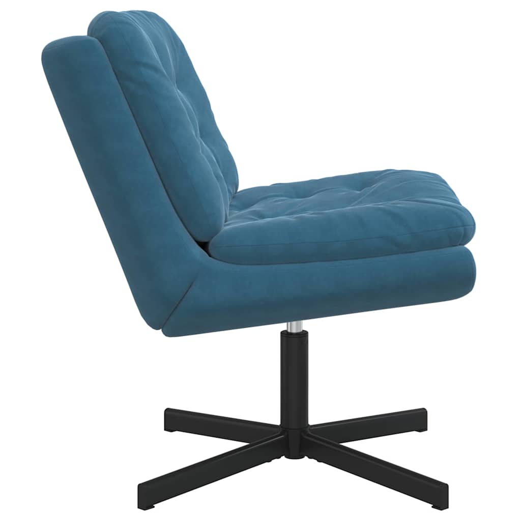 Drehender Entspannungsstuhl Sonstiges Blau 63 x 75 x 76 cm Samt