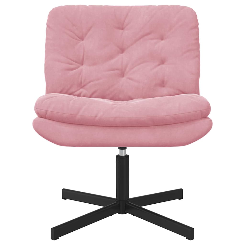 Drehender Entspannungsstuhl Sonstiges Rosa 63 x 75 x 76 cm Samt