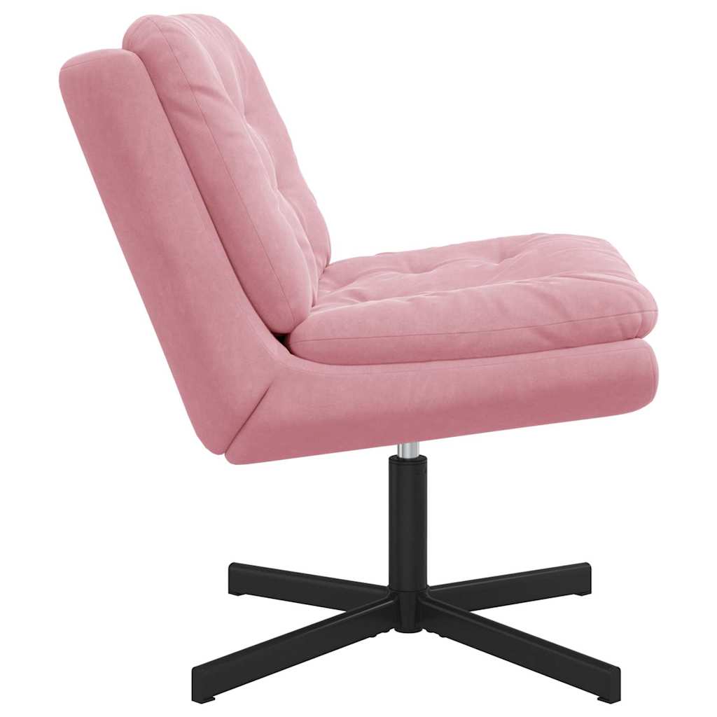 Drehender Entspannungsstuhl Sonstiges Rosa 63 x 75 x 76 cm Samt