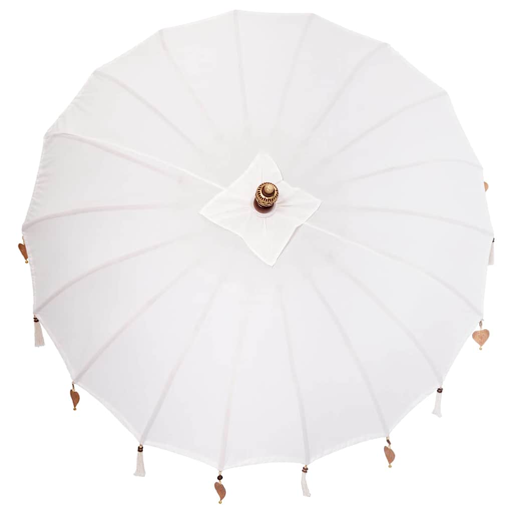 Balinesischer Sonnenschirm Creme (180-190) x 260 cm