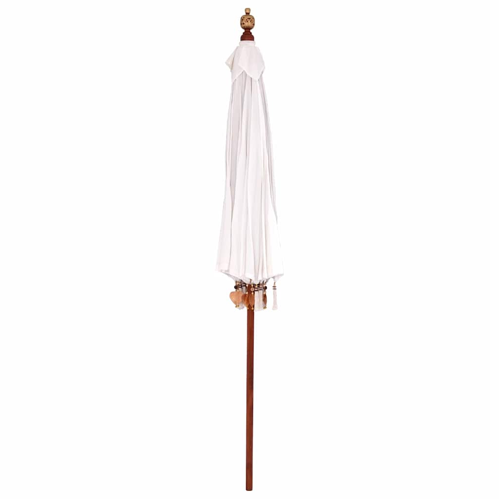 Balinesischer Sonnenschirm Creme (210-220) x 260 cm