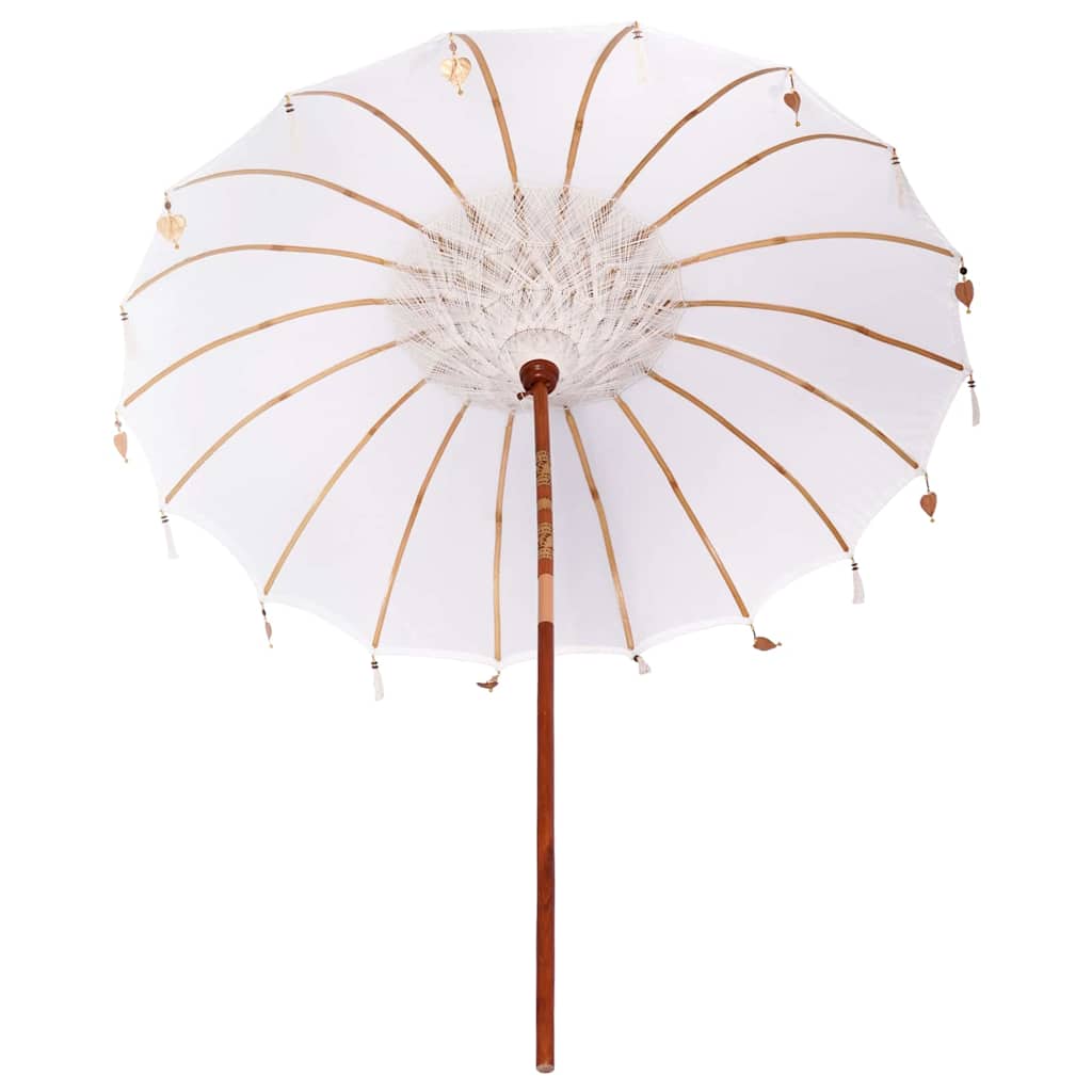 Balinesischer Sonnenschirm Creme (210-220) x 260 cm