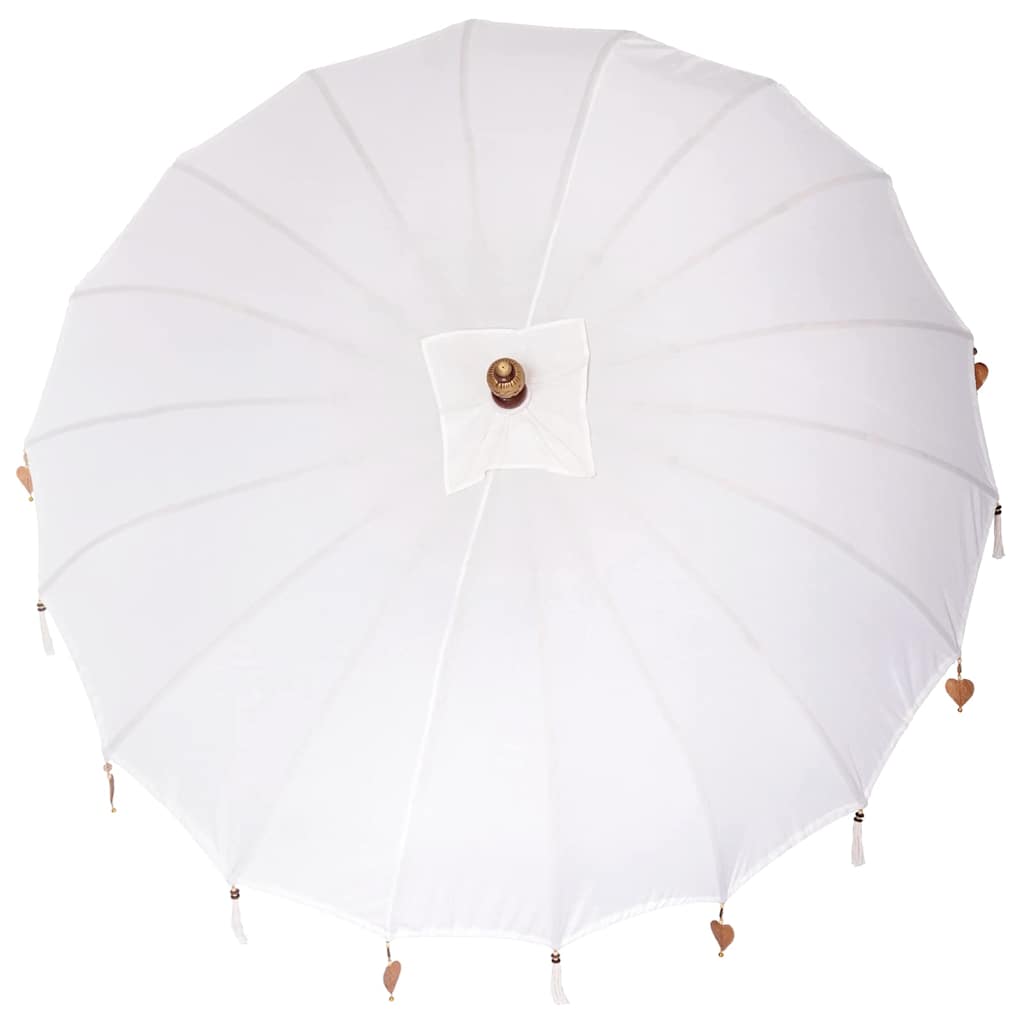 Balinesischer Sonnenschirm Creme (210-220) x 260 cm