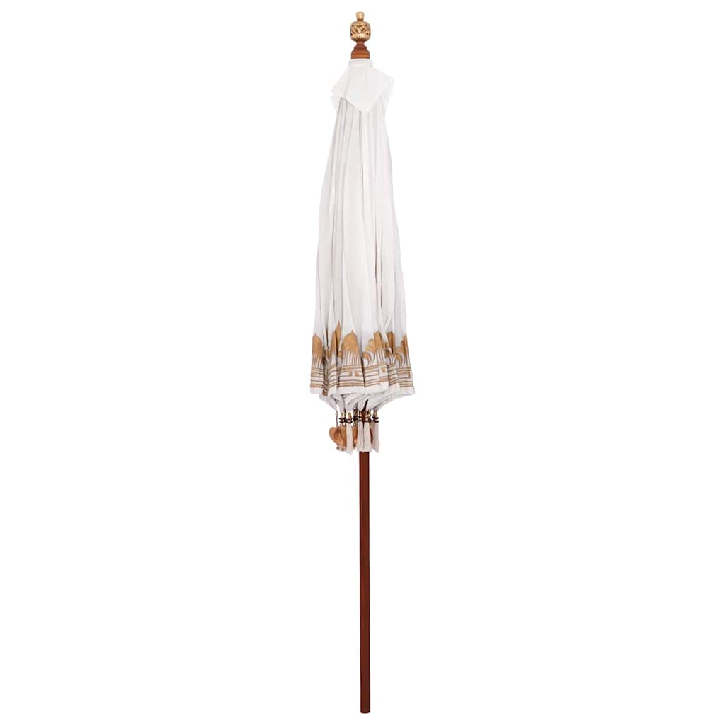 Balinesischer Sonnenschirm Creme (210-220) x 260 cm