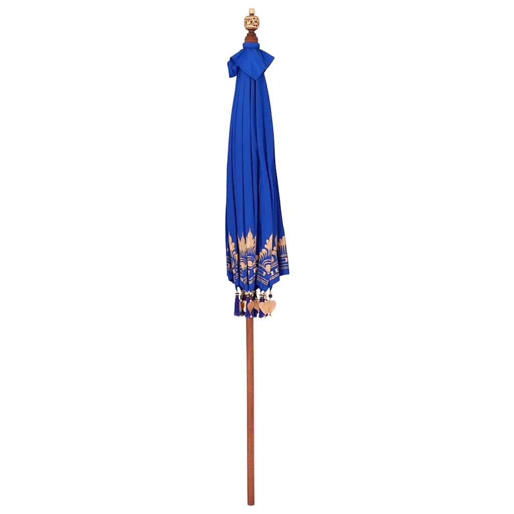 Balinesischer Sonnenschirm Blau (210-220) x 260 cm