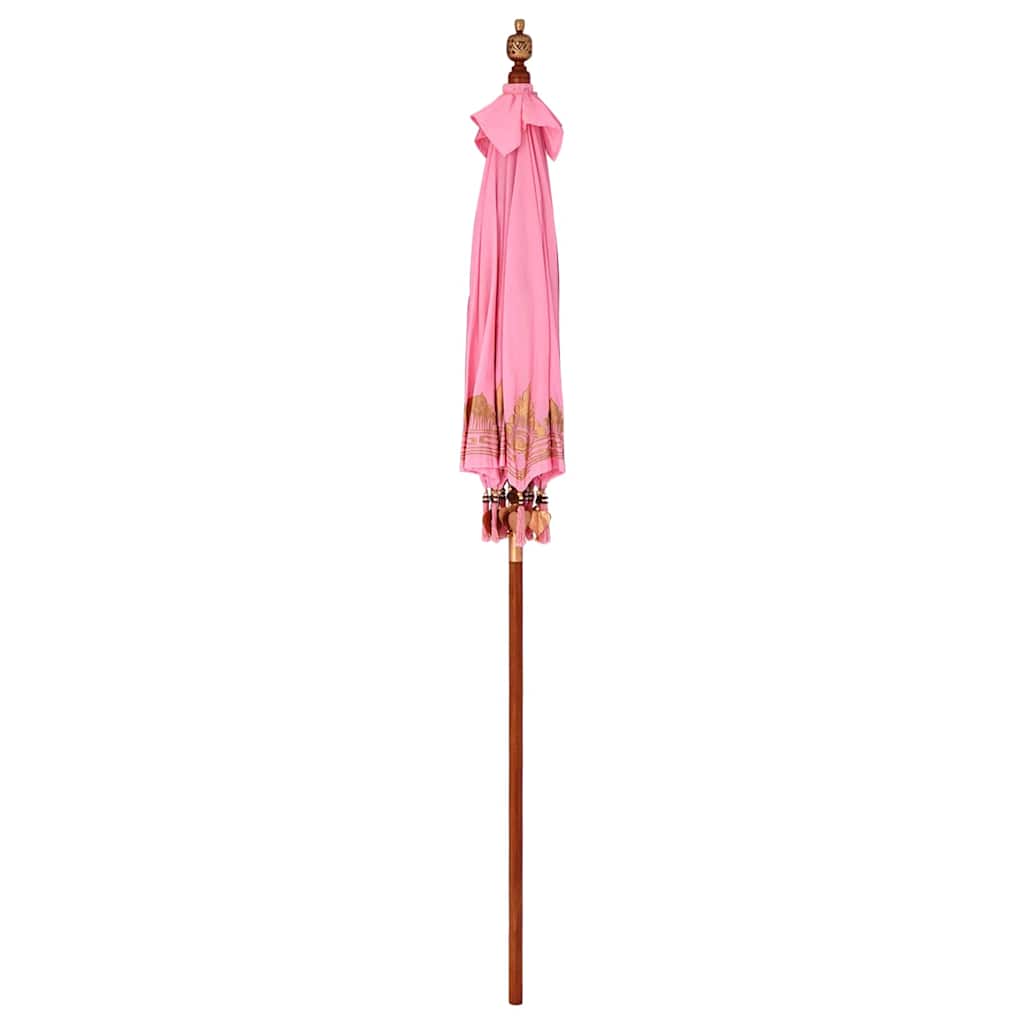Balinesischer Sonnenschirm Rosa (180-190) x 260 cm