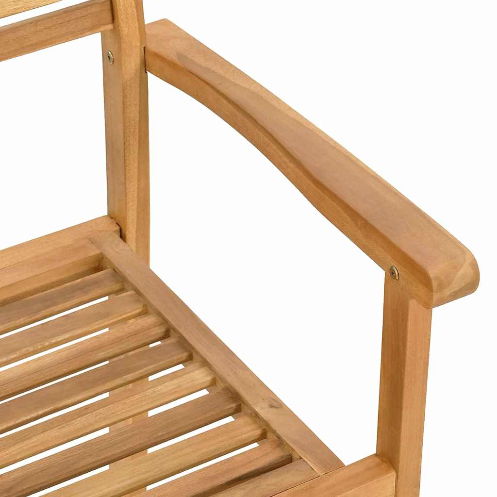 Garten Stapelstühle 2 pcs Braun 55.5 x 55.5 x 90 cm