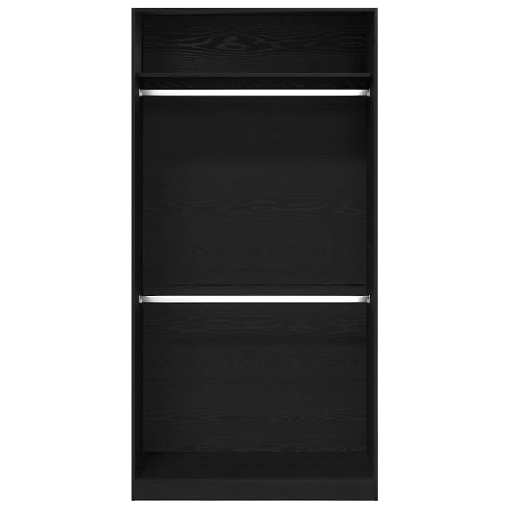 Kleiderschrank Schwarze Eiche 100 x 50 x 200 cm Holzwerkstoff