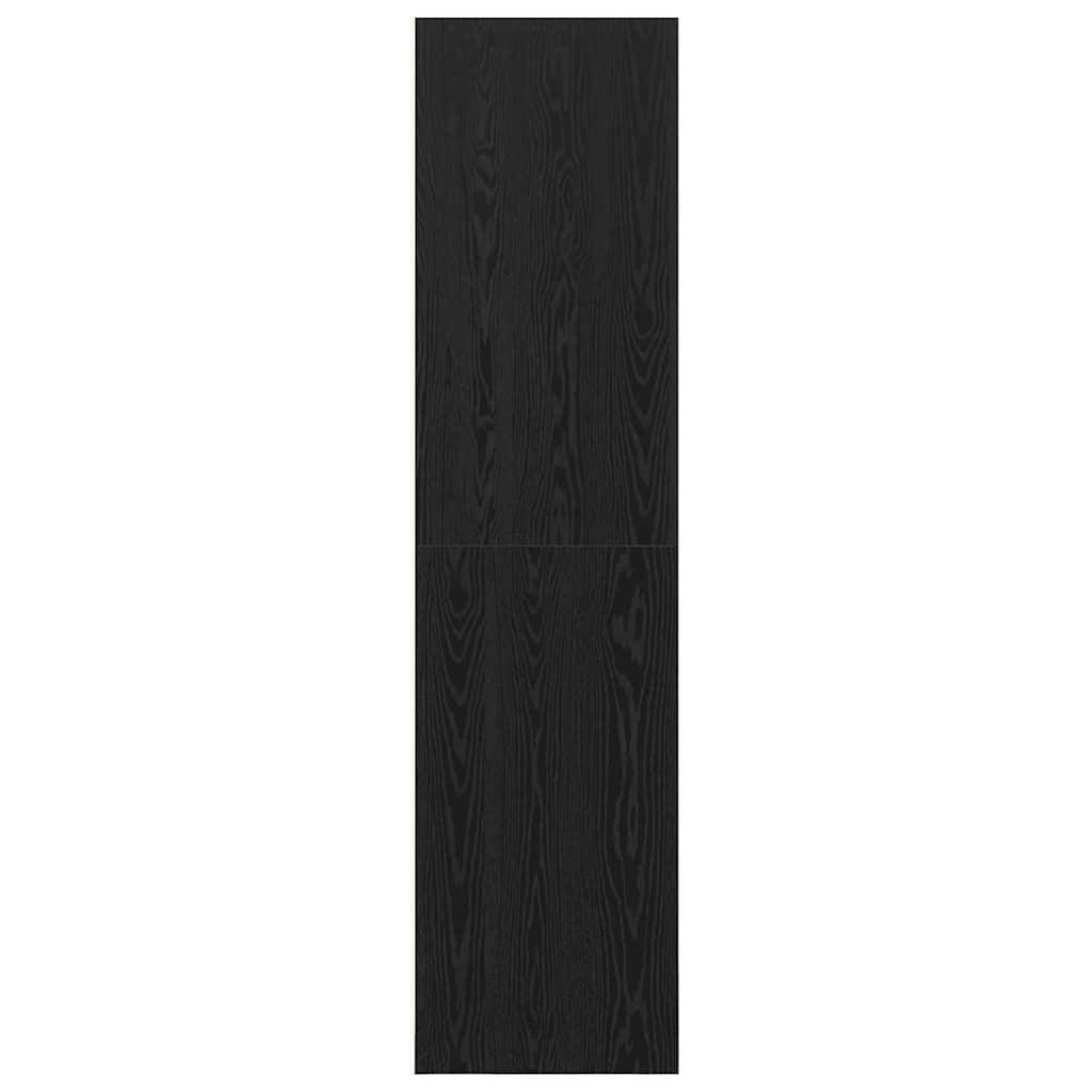 Kleiderschrank Schwarze Eiche 100 x 50 x 200 cm Holzwerkstoff
