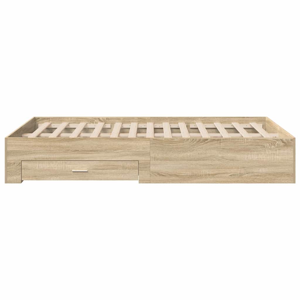 Bettgestell Braun 120 x 190 cm Holzwerkstoff