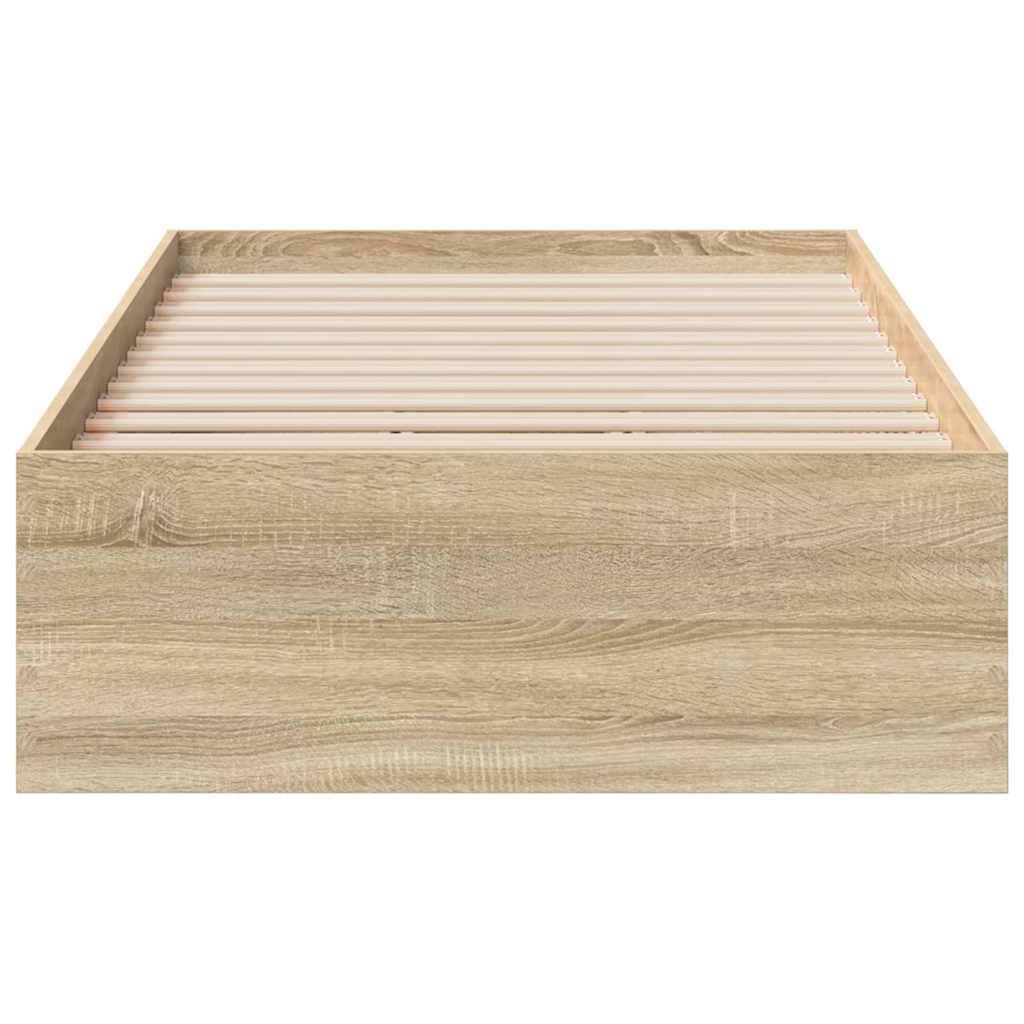 Bettgestell Braun 90 x 190 cm Holzwerkstoff