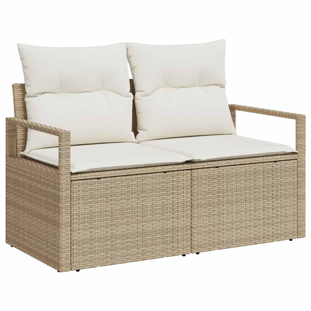 Garten-Sofa-Set 4 pcs Beige und Creme 175 x 117 x 85 cm
