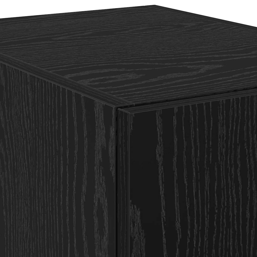 Schwarze Eiche 40 x 42,5 x 185 cm Holzwerkstoff