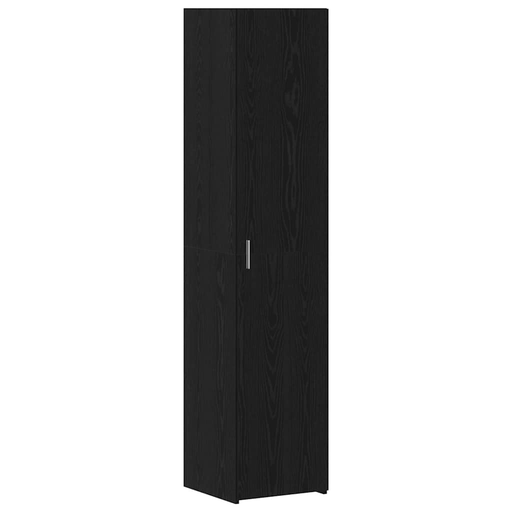 Schwarze Eiche 40 x 42,5 x 185 cm Holzwerkstoff