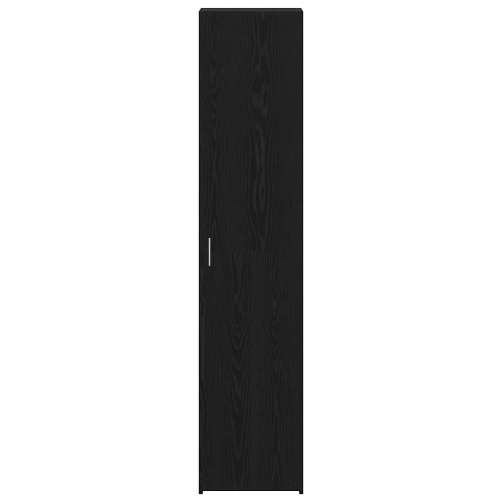 Schwarze Eiche 40 x 42,5 x 185 cm Holzwerkstoff
