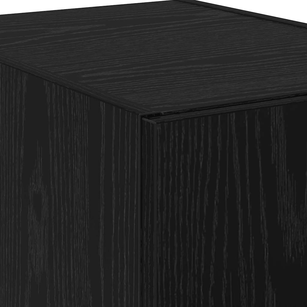 Hochboard Schwarze Eiche 40 x 42,5 x 185 cm Holzwerkstoff