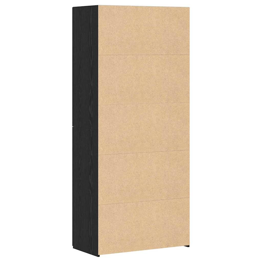 Hochboard Schwarze Eiche 40 x 42,5 x 185 cm Holzwerkstoff