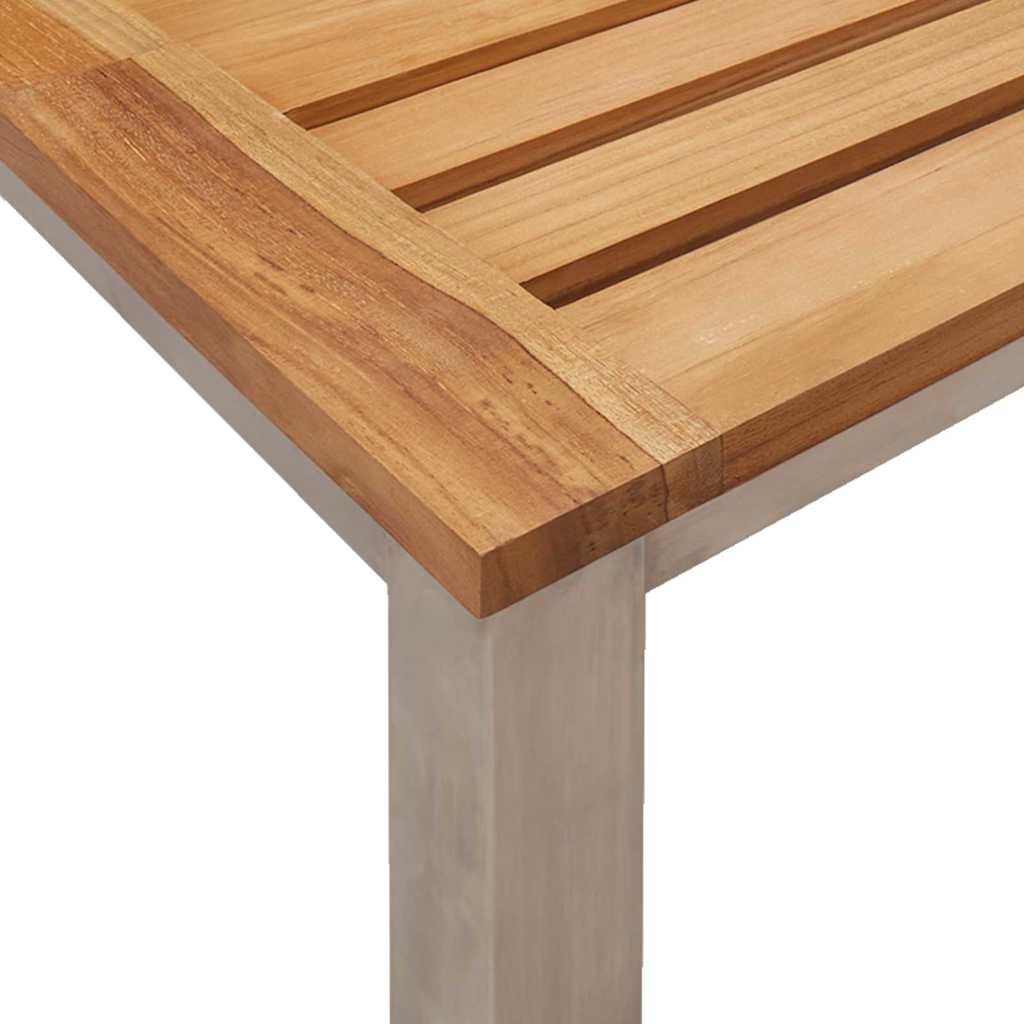 Garten Essgruppe 3 pcs Braun Massivholz Akazie