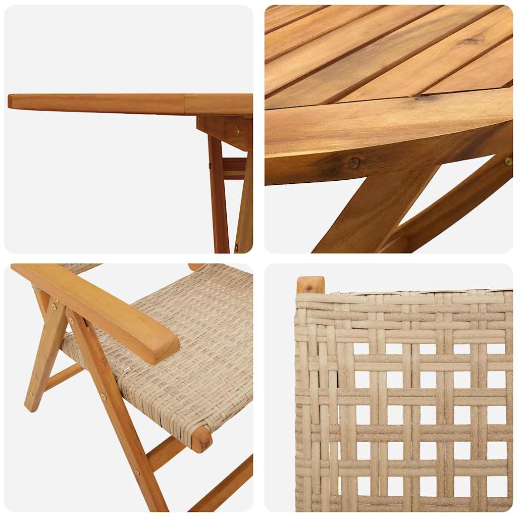Garten Essgruppe 7 pcs Beige