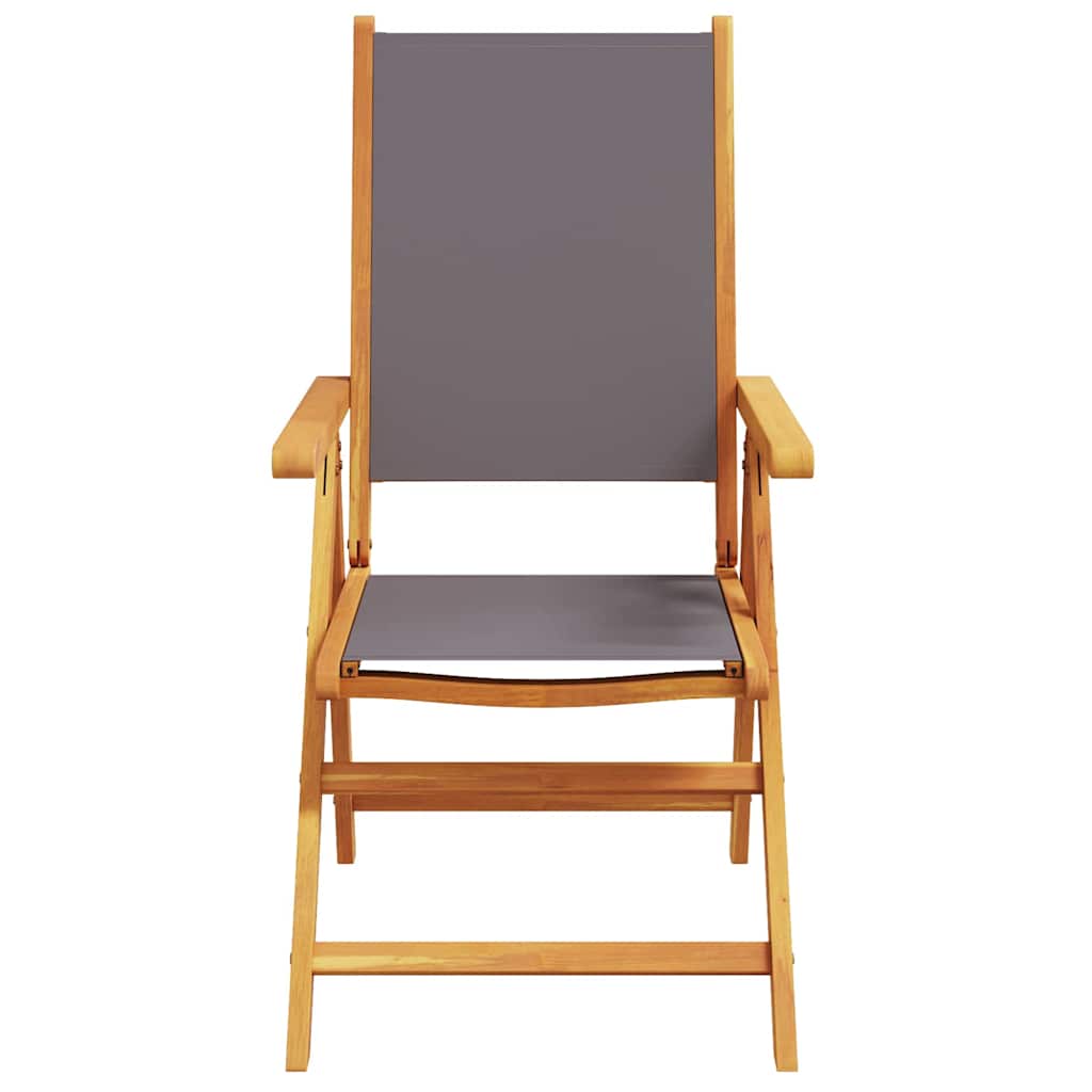 Garten Essgruppe 7 pcs Anthrazit Akazie Massivholz