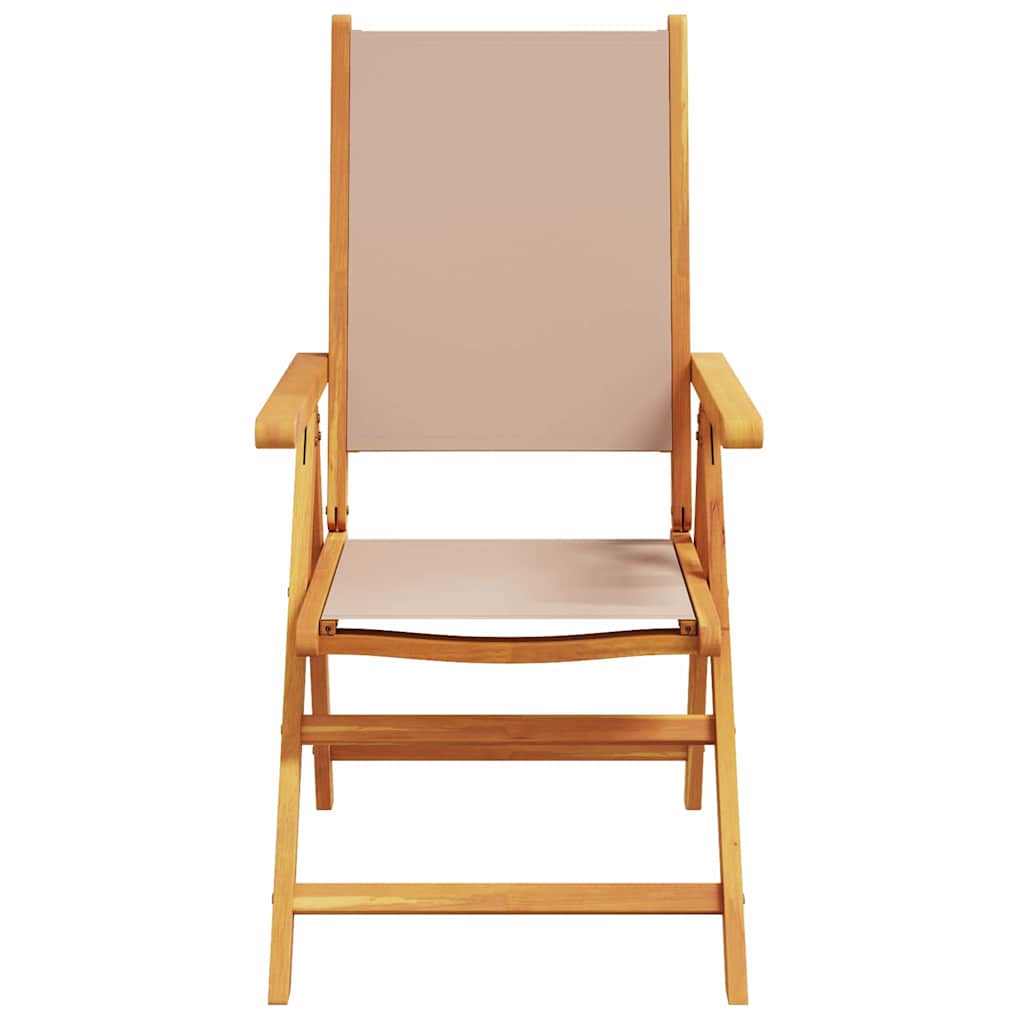 Garten Essgruppe 7 pcs Taupe Akazie Massivholz