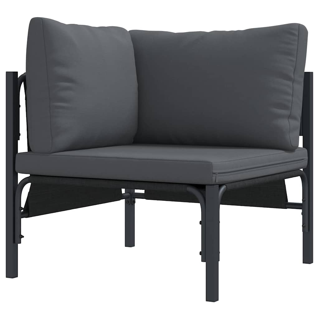 Garten-Sofa-Set 12 pcs Anthrazit Stahl