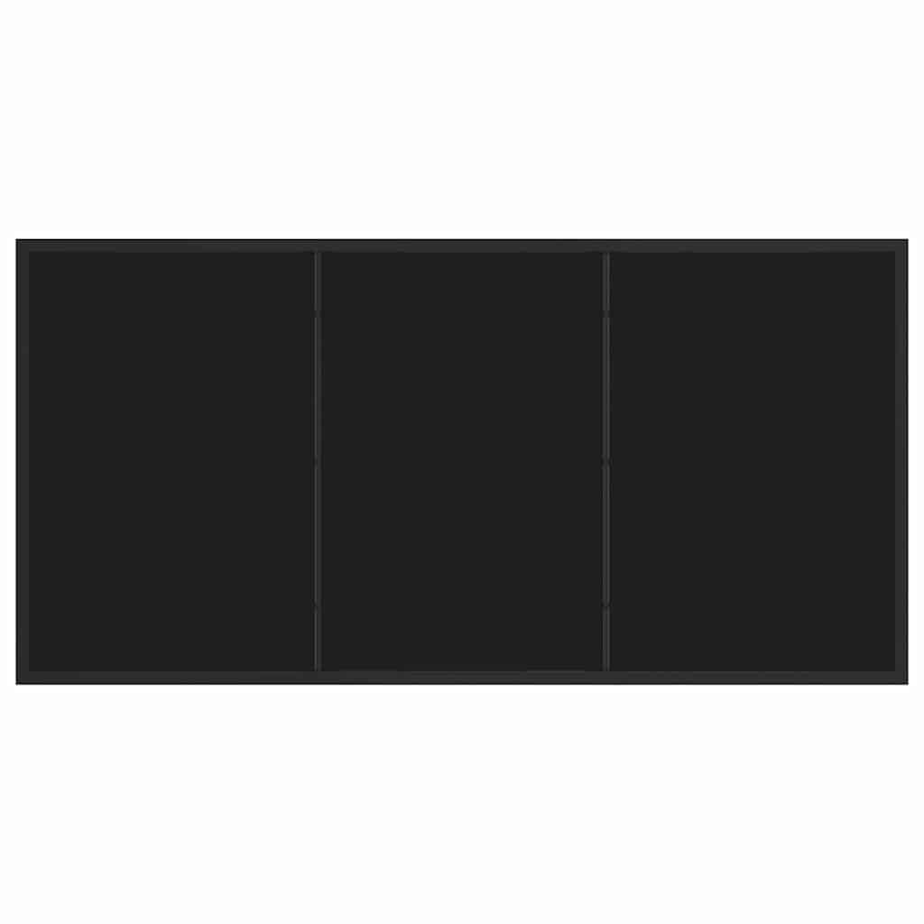 Garten Essgruppe 5 pcs Schwarz Poly Rattan