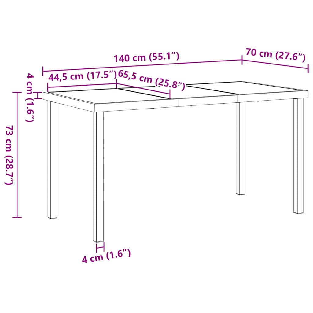 Garten Essgruppe 5 pcs Grau Poly Rattan