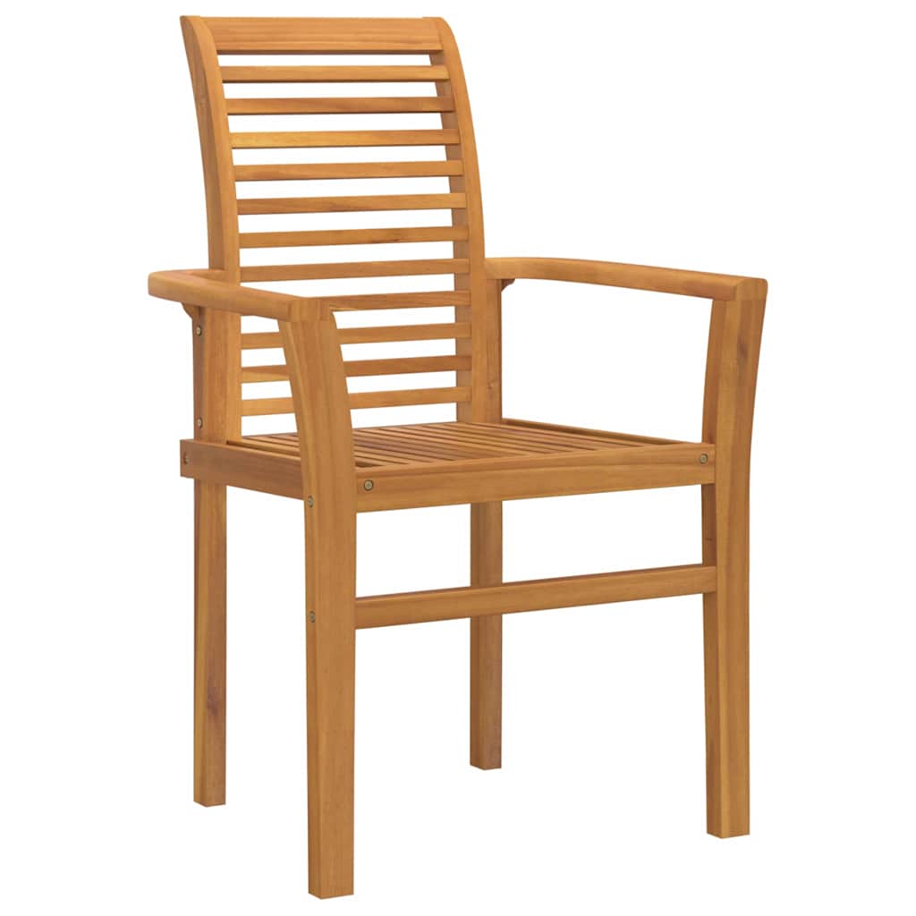 Garten Essgruppe 7 pcs Braun Massivholz Teak