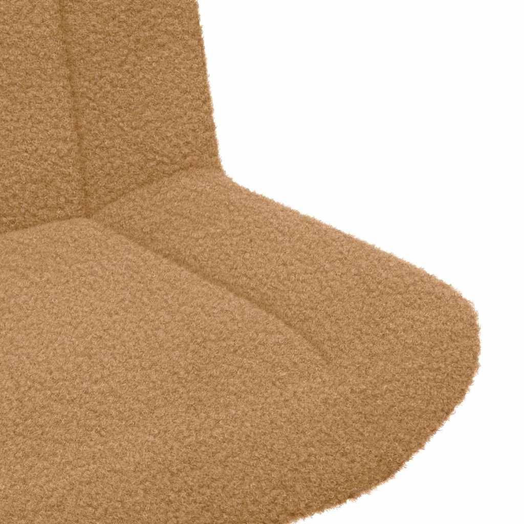 Drehstuhl Beige 63 x 75 x 76 cm Stoff