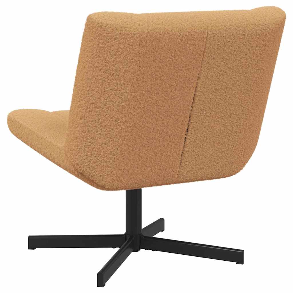 Drehstuhl Beige 63 x 75 x 76 cm Stoff