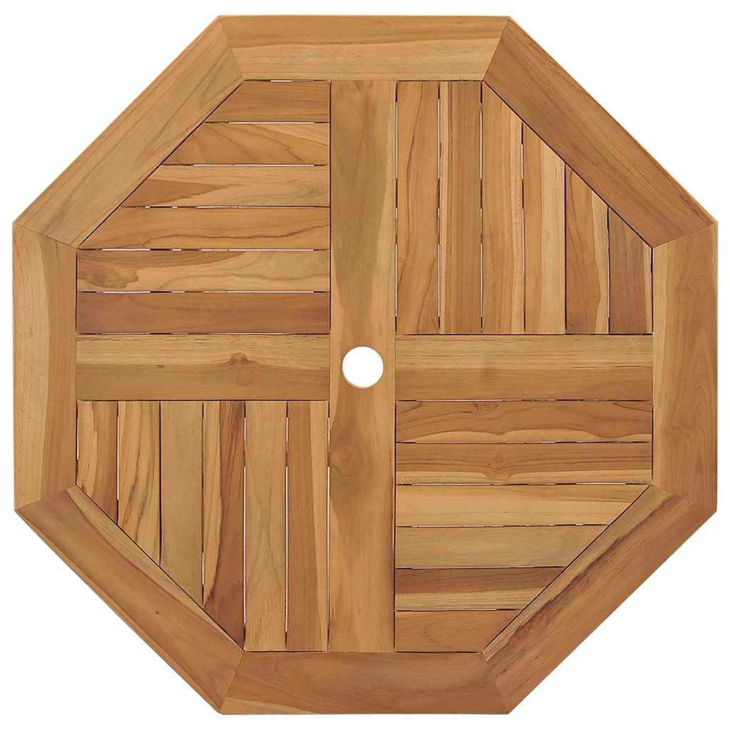 Garten-Essgruppe 2 pcs Braun Teak-Massivholz
